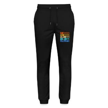 Trail running - Pantalon de jogging bio MOVER Stanley/Stella unisexe - noir - Devant - Marisol (170cm) & Nik (191cm)