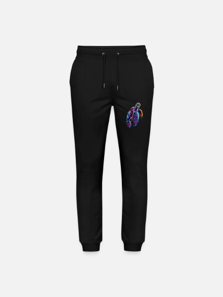 Schildkröte - Stanley/Stella Unisex Bio Jogginghose Mover  - Schwarz
