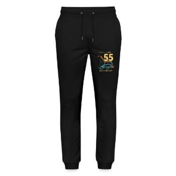 FAST... FAST 55 ALREADY REACHED - Stanley/Stella Mover Unisex Organic Jogging Trousers - black - Front - Marisol (170cm) & Nik (191cm)