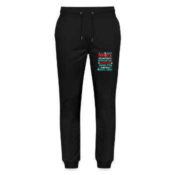 Zahnärzte: Die einzigen Menschen, die Ihnen sagen können, dass Sie spen sollen - Stanley/Stella Unisex Bio Jogginghose Mover  - Schwarz - Vorne - Marisol (170cm) & Nik (191cm)