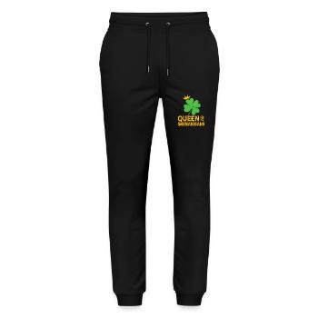 Shenanigan - Stanley/Stella Mover Unisex Organic Jogging Trousers - black - Front - Marisol (170cm) & Nik (191cm)