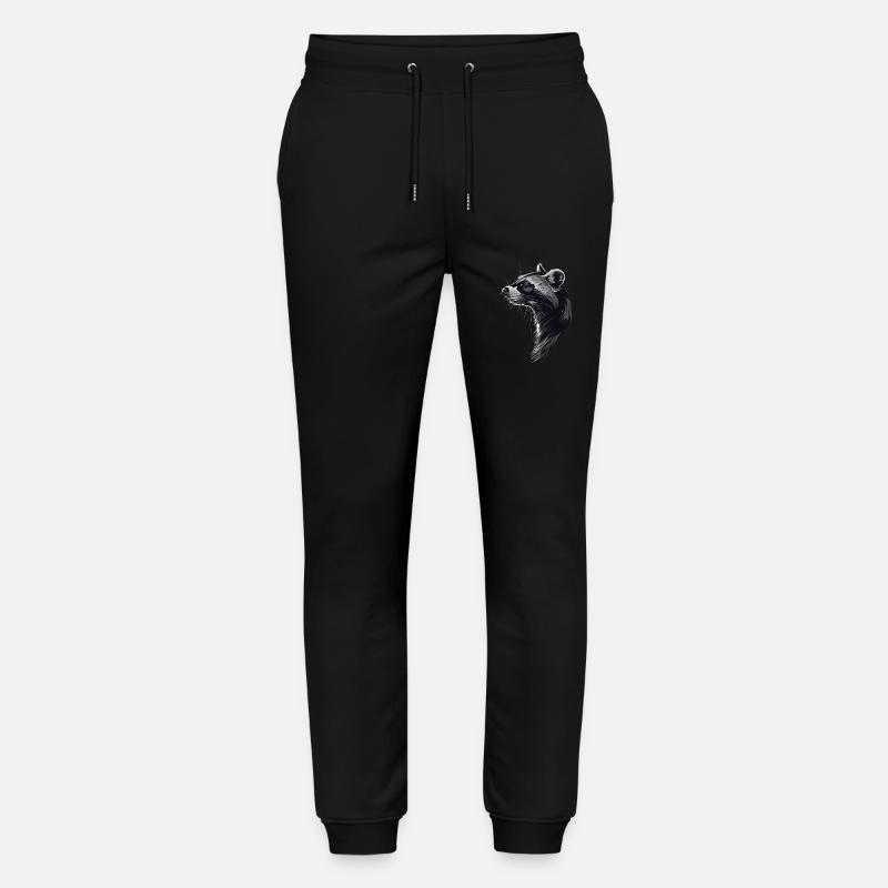 Nasenbär - Stanley/Stella Unisex Bio Jogginghose Mover  - Schwarz