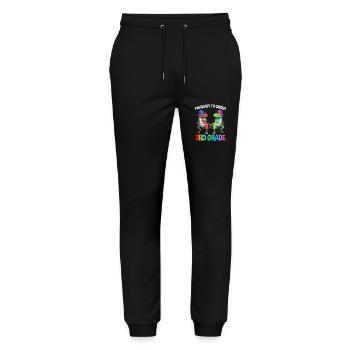 3rd Grade - Stanley/Stella Mover Unisex Organic Jogging Trousers - black - Front - Marisol (170cm) & Nik (191cm)