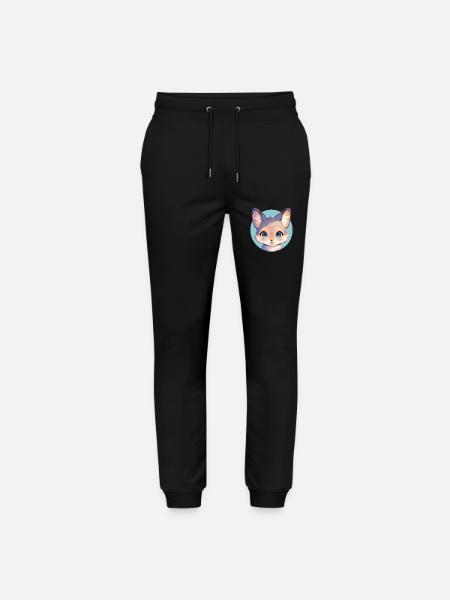 Gray Foxes Gray Fox - Stanley/Stella Mover Unisex Organic Jogging Trousers - black