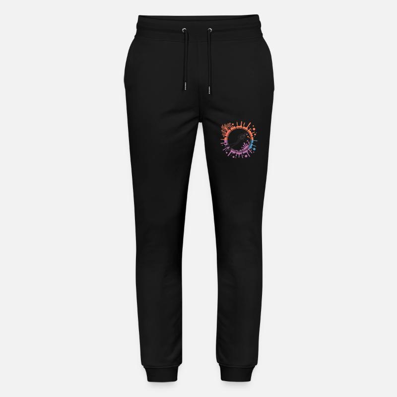 AVENTURE EN MER - Pantalon de jogging bio MOVER Stanley/Stella unisexe - noir