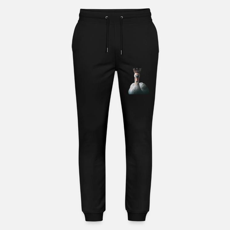Schwan - Stanley/Stella Unisex Bio Jogginghose Mover  - Schwarz