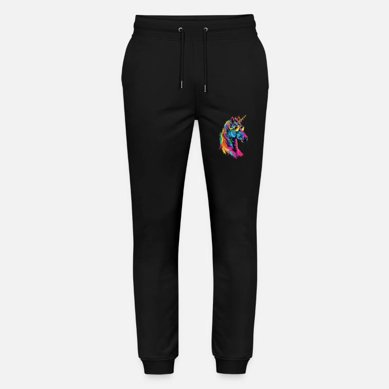 Einhorn - Stanley/Stella Unisex Bio Jogginghose Mover  - Schwarz
