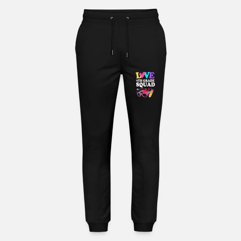 7. Klasse - Stanley/Stella Unisex Bio Jogginghose Mover  - Schwarz