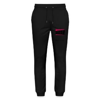 Jugendweihe 2025 Gästebuch Geschenk Mädchen Jungen - Stanley/Stella Unisex Bio Jogginghose Mover  - Schwarz - Vorne - Marisol (170cm) & Nik (191cm)