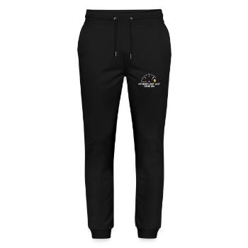 Ma bière vient d’arriver sur la conception d’un t-shirt pour - Pantalon de jogging bio MOVER Stanley/Stella unisexe - noir - Devant - Marisol (170cm) & Nik (191cm)
