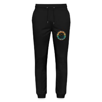 Water Polo Where I Make Waves And Water Sports - Stanley/Stella Mover Unisex Organic Jogging Trousers - black - Front - Marisol (170cm) & Nik (191cm)