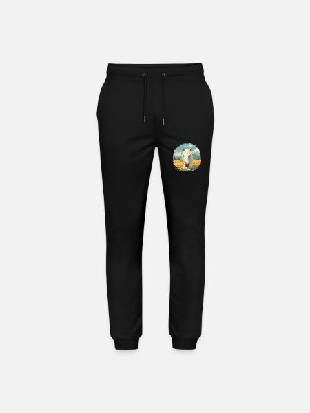 Pferde Pferd - Stanley/Stella Unisex Bio Jogginghose Mover - Schwarz