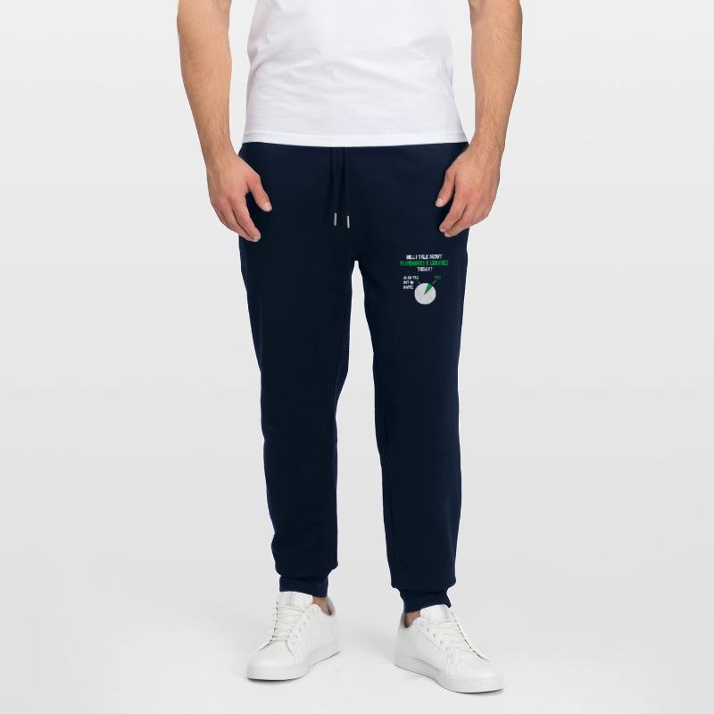 Coder Programmer Will I talk about Funny Quote Hum Stanley/Stella Mover Unisex Organic Jogging Trousers