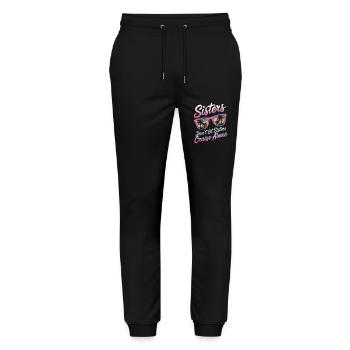 Kreuzfahrt Spruch Reise Schiffskreuzfahrt Geschenk - Stanley/Stella Unisex Bio Jogginghose Mover  - Schwarz - Vorne - Marisol (170cm) & Nik (191cm)