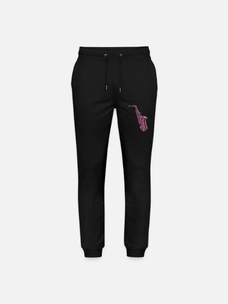 Saxophone Diamonds - Stanley/Stella Unisex Bio Jogginghose Mover  - Schwarz
