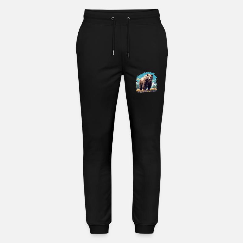 Kodiakbären Kodiakbär - Stanley/Stella Unisex Bio Jogginghose Mover  - Schwarz