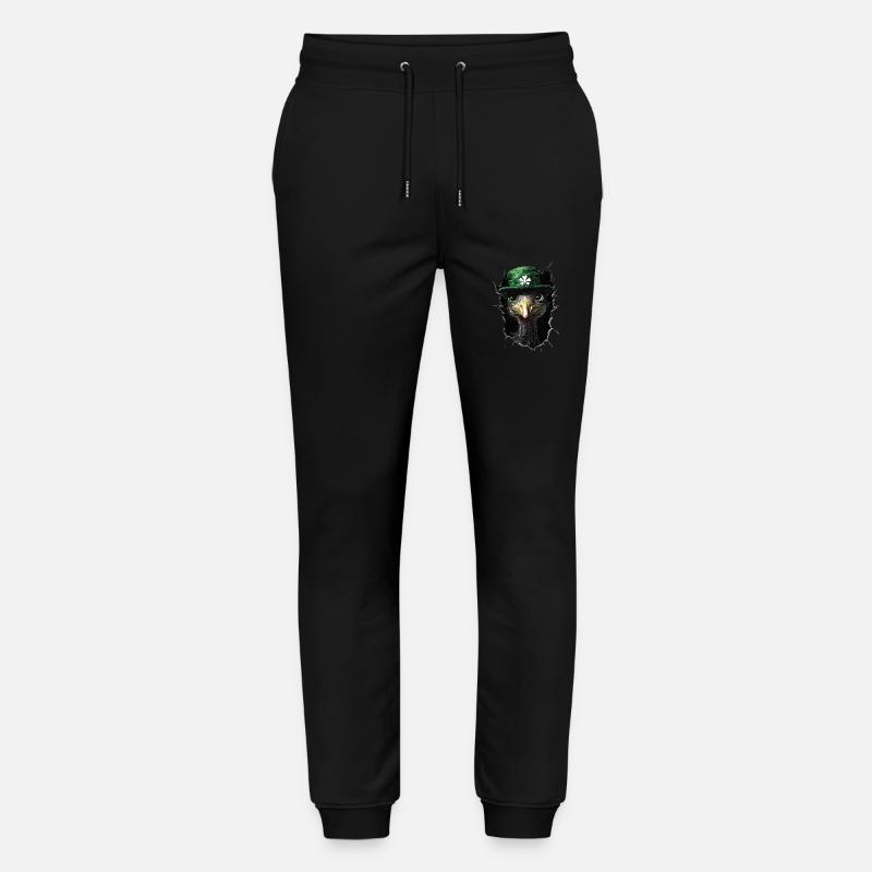 St. Patrick's Emu - Stanley/Stella Unisex Bio Jogginghose Mover  - Schwarz