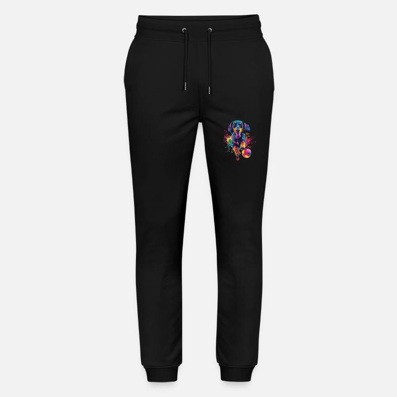 Dackel - Stanley/Stella Unisex Bio Jogginghose Mover  - Schwarz