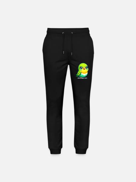 Budgerigar - Stanley/Stella Mover Unisex Organic Jogging Trousers - black