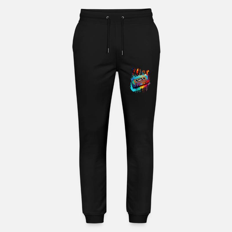 MUSIKKASETTE 70er - Stanley/Stella Unisex Bio Jogginghose Mover  - Schwarz