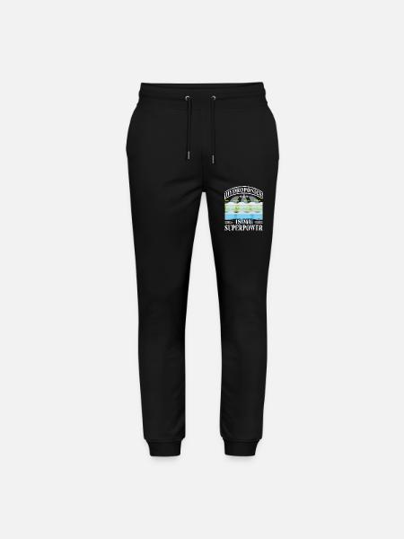 Hydroponics is my superpower - Stanley/Stella Mover Unisex Organic Jogging Trousers - black