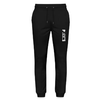 Plant Lover Gardening Plants - Stanley/Stella Mover Unisex Organic Jogging Trousers - black - Front - Marisol (170cm) & Nik (191cm)