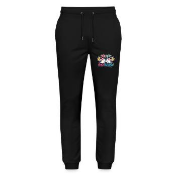 Booze Buddy Booze Buddies Drink Beer Alcohol Party A - Stanley/Stella Mover Unisex Organic Jogging Trousers - black - Front - Marisol (170cm) & Nik (191cm)