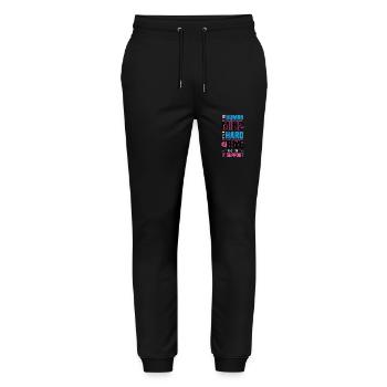 Neurosurgeon The Human Mind It's Neuroscience - Stanley/Stella Unisex Bio Jogginghose Mover  - Schwarz - Vorne - Marisol (170cm) & Nik (191cm)