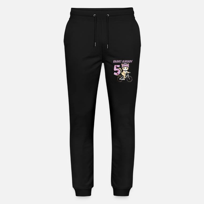 VÉLO CHAT BAAM !! DÉJÀ 5 - Pantalon de jogging bio MOVER Stanley/Stella unisexe - noir