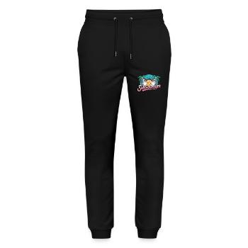 Nurse Girlfriend Drinking Beer Alcohol Party E - Stanley/Stella Mover Unisex Organic Jogging Trousers - black - Front - Marisol (170cm) & Nik (191cm)