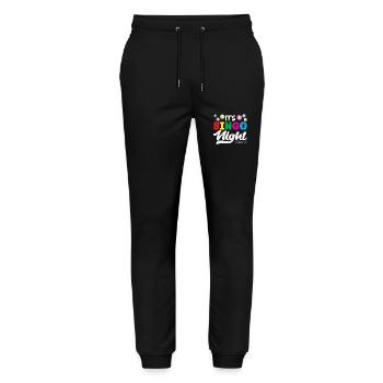 Bingo Nacht Für Bingo Spieler - Stanley/Stella Unisex Bio Jogginghose Mover  - Schwarz - Vorne - Marisol (170cm) & Nik (191cm)