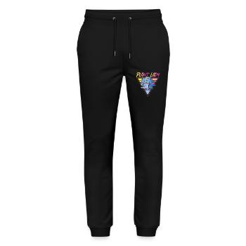 Plant Lover Gardening Mom Monstera - Stanley/Stella Mover Unisex Organic Jogging Trousers - black - Front - Marisol (170cm) & Nik (191cm)
