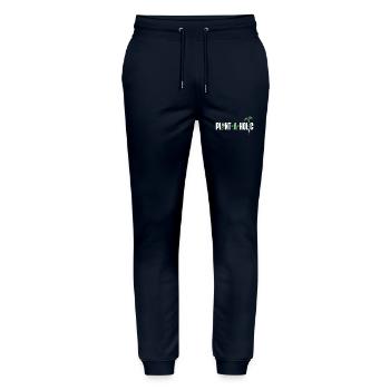 Plant Lover Gardening - Stanley/Stella Unisex Bio Jogginghose Mover  - Navy - Vorne - Marisol (170cm) & Nik (191cm)