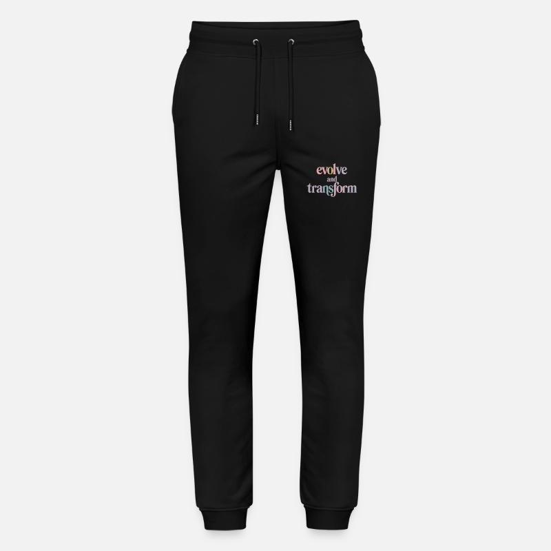 Evolve And Transform Inspirierende - Pantalon de jogging bio MOVER Stanley/Stella unisexe - noir