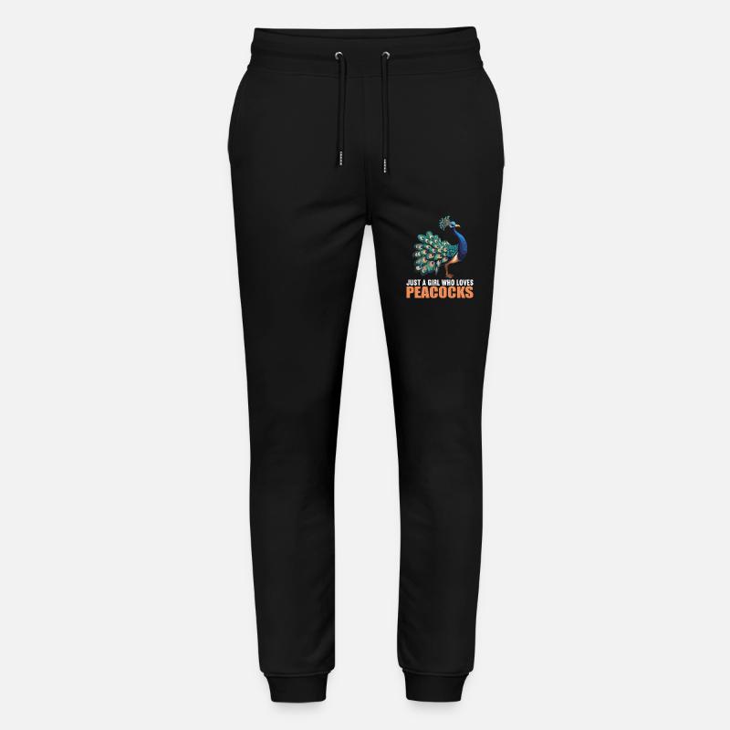 Peacocks Peacock - Stanley/Stella Mover Unisex Organic Jogging Trousers - black