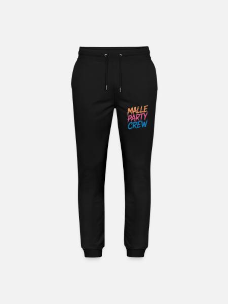 Malle Party Crew - Stanley/Stella Mover Unisex Organic Jogging Trousers - black