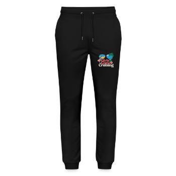 Girls Gone Cruising Sunglasses Palm Tree Cruise - Stanley/Stella Mover Unisex Organic Jogging Trousers - black - Front - Marisol (170cm) & Nik (191cm)