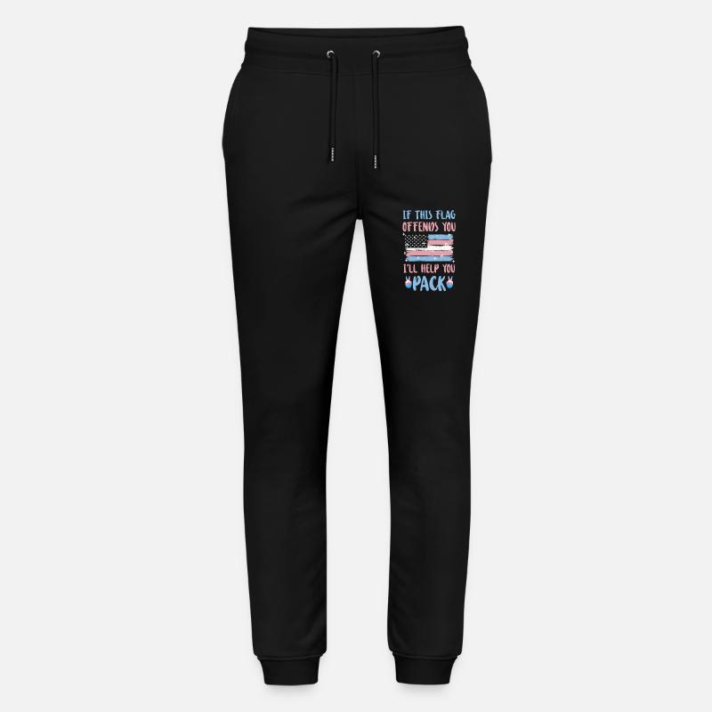 Transgender Trans LGBT Pride - Stanley/Stella Unisex Bio Jogginghose Mover  - Schwarz