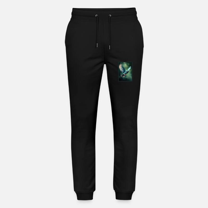 Pigeons Pigeon - Pantalon de jogging bio MOVER Stanley/Stella unisexe - noir