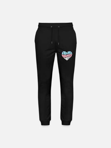 Transgender Trans LGBT Pride - Stanley/Stella Mover Unisex Organic Jogging Trousers - black