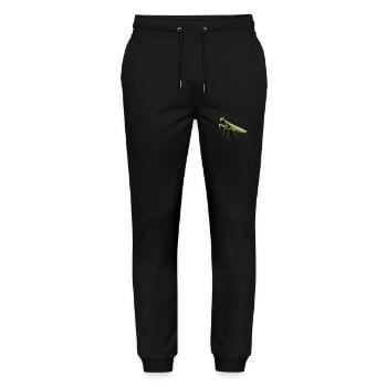 Gottesanbeterinnenen Gottesanbeterin - Stanley/Stella Unisex Bio Jogginghose Mover  - Schwarz - Vorne - Marisol (170cm) & Nik (191cm)