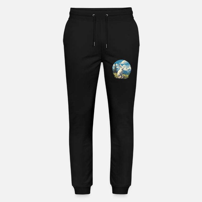 Lapin Lapin - Pantalon de jogging bio MOVER Stanley/Stella unisexe - noir