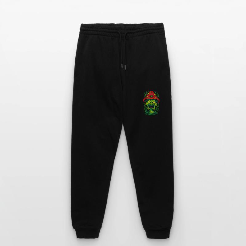 Psycho Toadstool with Third Eye Stanley/Stella Mover Unisex Organic Jogging Trousers