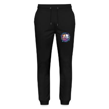 Cuddling kittens - Stanley/Stella Mover Unisex Organic Jogging Trousers - black - Front - Marisol (170cm) & Nik (191cm)