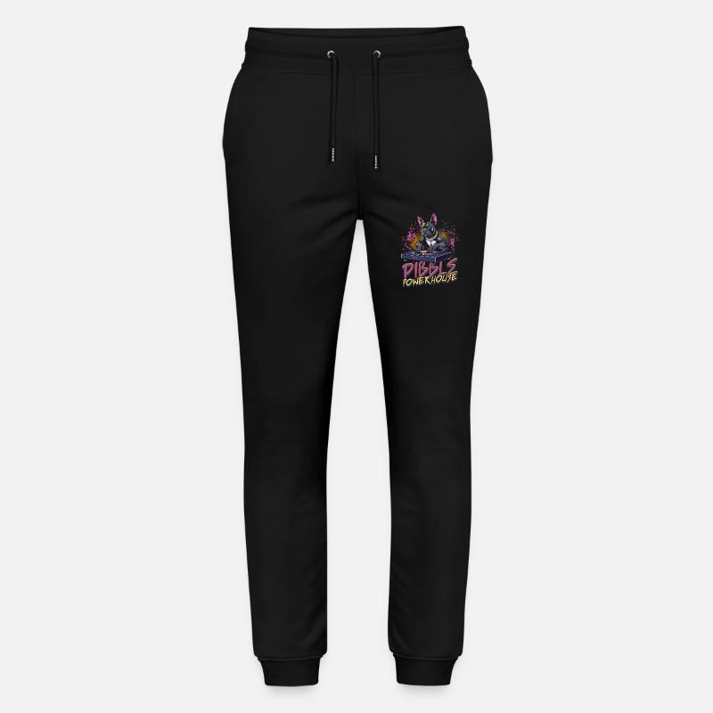 Pitbull Pitbulls Pibble Powerhouse - Stanley/Stella Unisex Bio Jogginghose Mover  - Schwarz