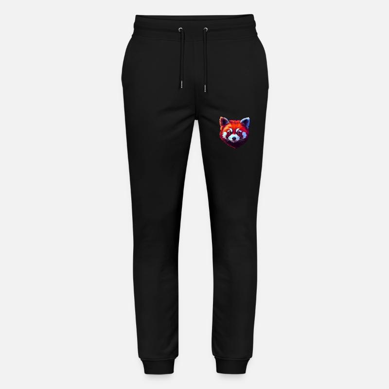 Roter Panda Porträt - Stanley/Stella Unisex Bio Jogginghose Mover  - Schwarz
