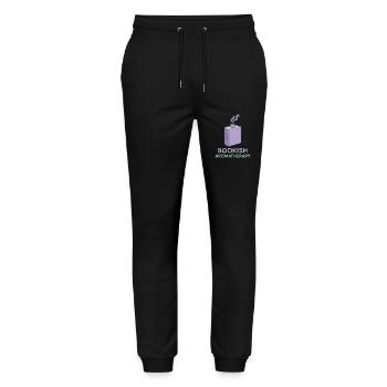 Livre Sniffer Reader -Fragrance Pride Old Pages Arôme - Pantalon de jogging bio MOVER Stanley/Stella unisexe - noir - Devant - Marisol (170cm) & Nik (191cm)