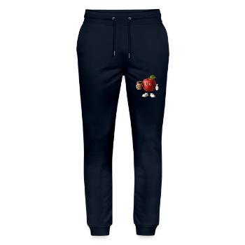 Apfelkaffee - Stanley/Stella Unisex Bio Jogginghose Mover  - Navy - Vorne - Marisol (170cm) & Nik (191cm)