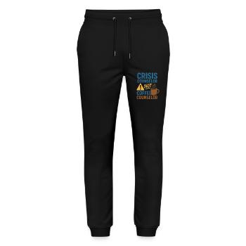 The social worker supports the psychological - Stanley/Stella Mover Unisex Organic Jogging Trousers - black - Front - Marisol (170cm) & Nik (191cm)