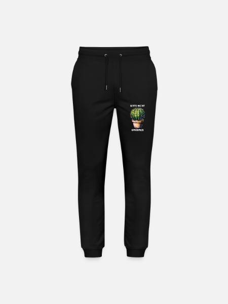 PLEASE DO NOT HUG CACTUS - Stanley/Stella Mover Unisex Organic Jogging Trousers - black